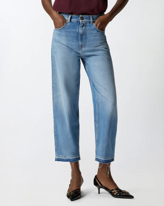 Pinko ESTELLE EGG DIRTY BLUE DENIM SS26