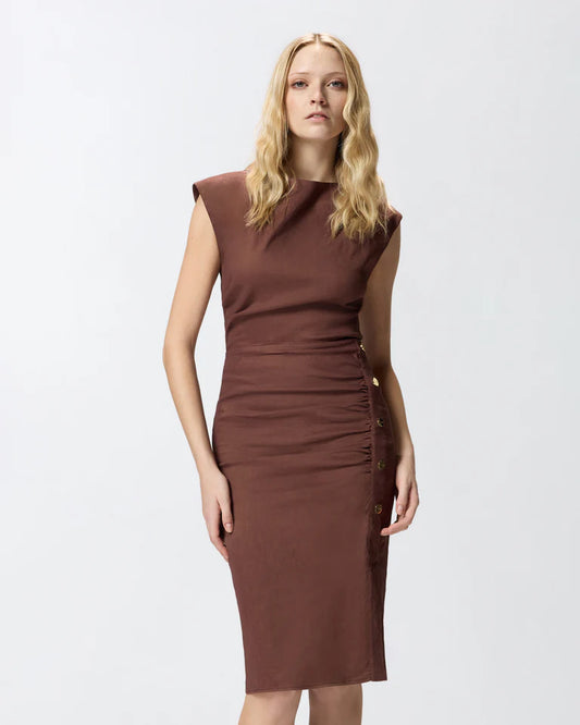 Pinko ALISSA ABITO LINO STRETCH SS26