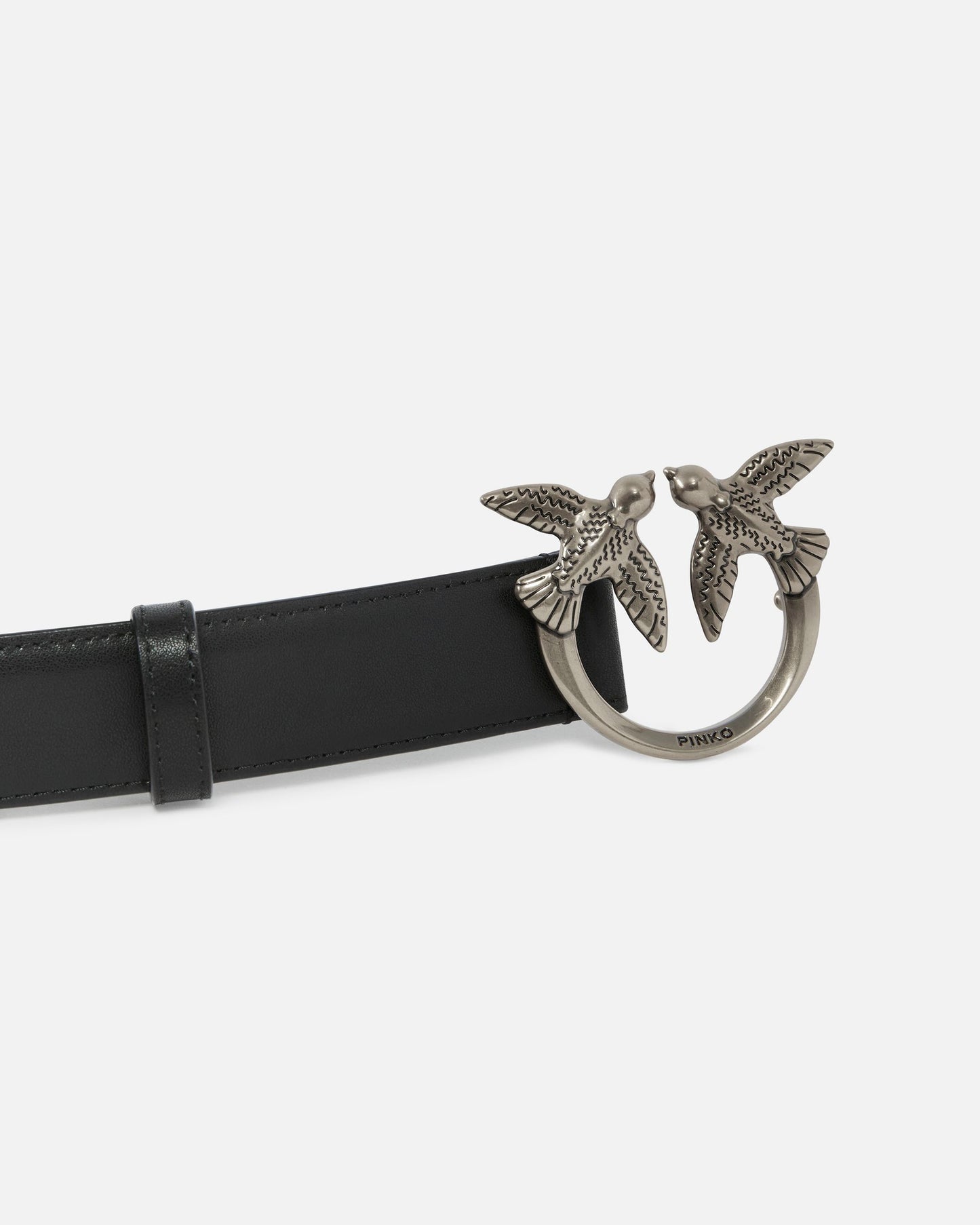 PINKO LOVE BERRY H3 BELT VITELLO SETA 25