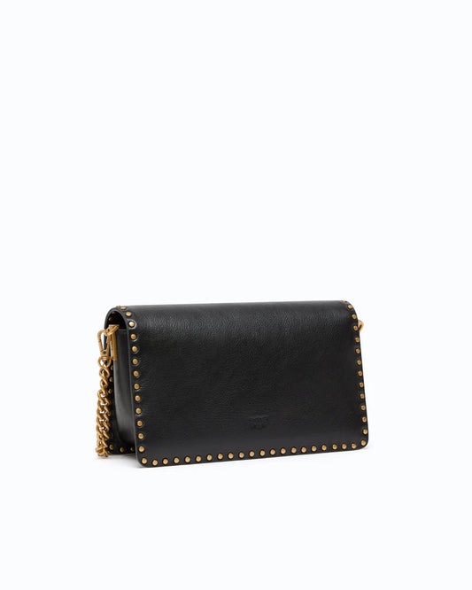 PINKO Borsa a mano e tracolla LOVE ONE SLOUCHY CL STUDS SMAL