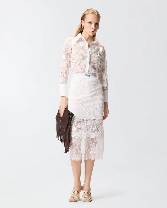 Pinko COLINE CAMICIA PIZZO REBRODE SS26