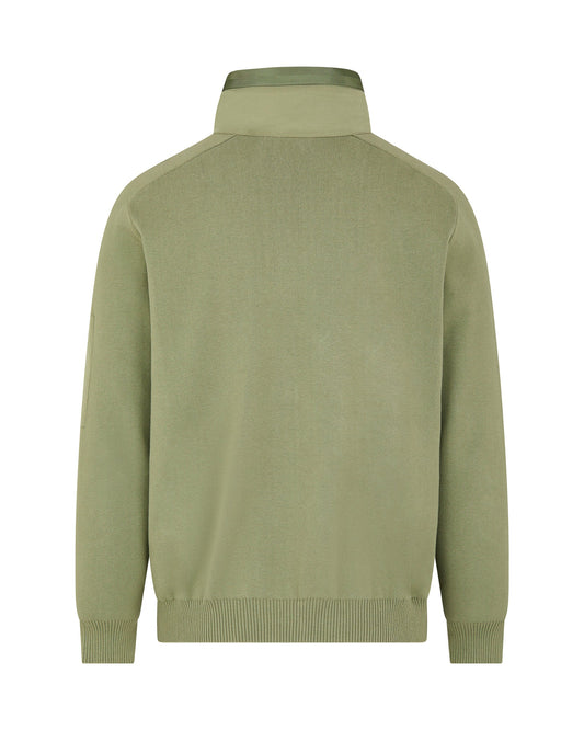 AQUASCUTUM MAGLIA COTTON KNIT FZ SWEATER AA_A006_WO001