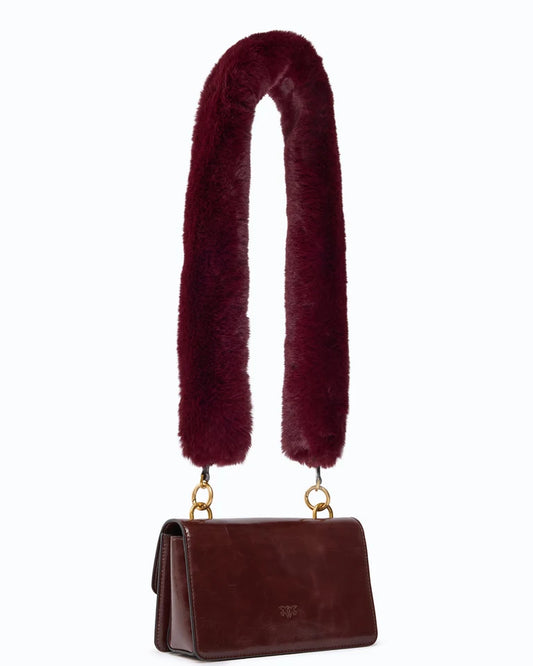 PINKO Borsa a mano e tracolla LOVE ONE MN LGHT IMIT.FUR H. V