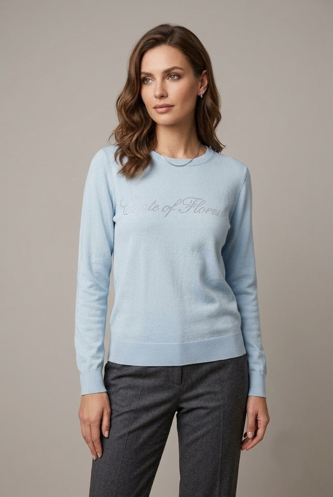 CONTE OF FLORENCE MAGLIA GIROCOLLO 6550D016B040