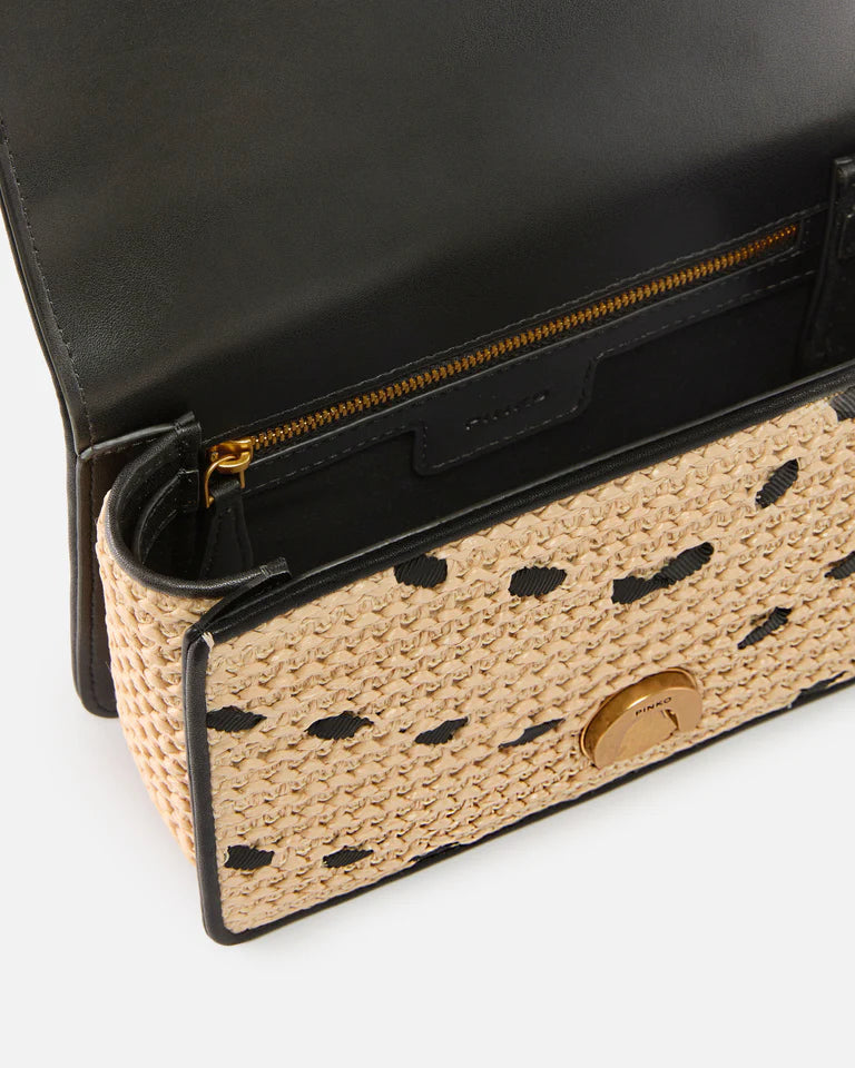 PINKO LOVE ONE MINI LIGHT DC RAFIA + V SS26