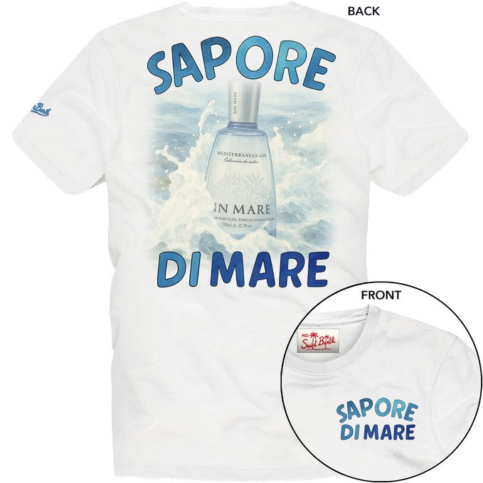 MC2 SAINT BARTH T-shirt con stampa frontale e posteriore PRL0002-04450L