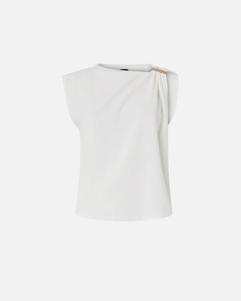 Pinko MELODY T-SHIRT AUS STRETCH-BAUMWOLLE SS26
