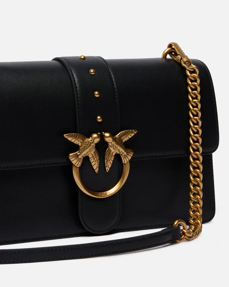 PINKO  LOVE ONE CLASSIC ST. CL VITELLO SETA SS26