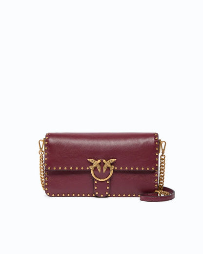 PINKO Borsa a mano e tracolla LOVE ONE SLOUCHY CL STUDS SMAL