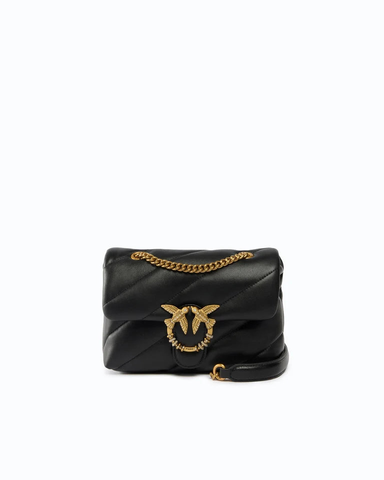 PINKO Borsa a mano e tracolla PUFF MINI NEW BUCKLE SHEEP NAP