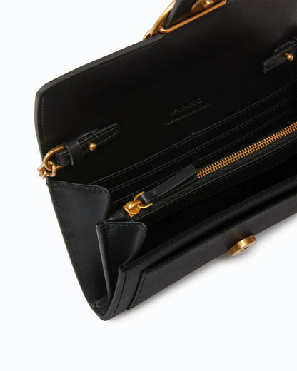 PINKO Borsa mini LOVE ONE WALLET C VITELLO SETA