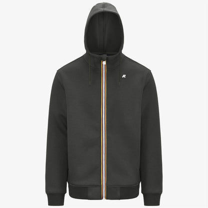 K-WAY FELPA CON CAPPUCCIO RAINER SPACER
