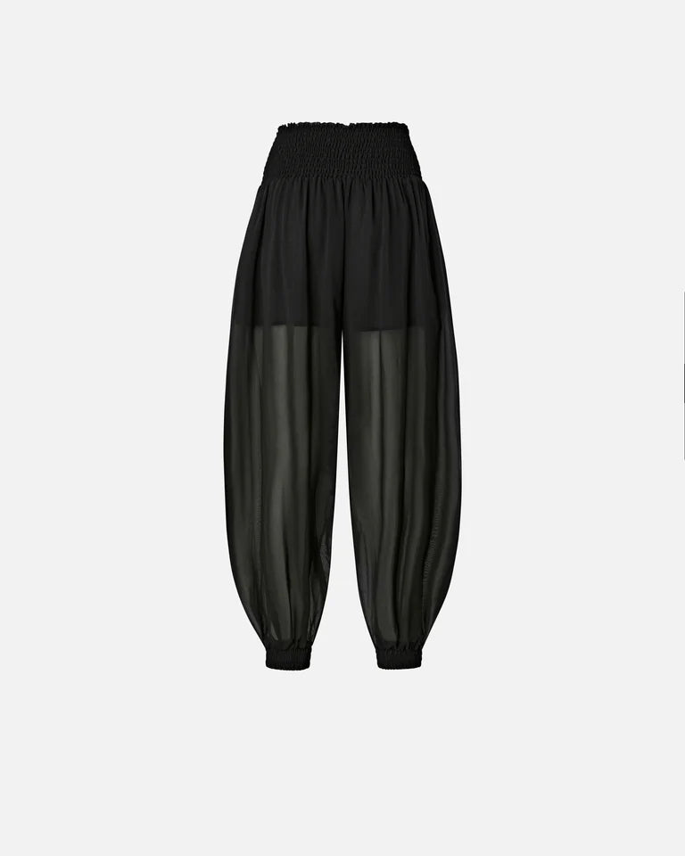 PINKO  BORE PANTALONE VOILE VISCOSA  SS26