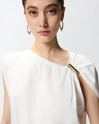 Pinko MELODY T-SHIRT AUS STRETCH-BAUMWOLLE SS26