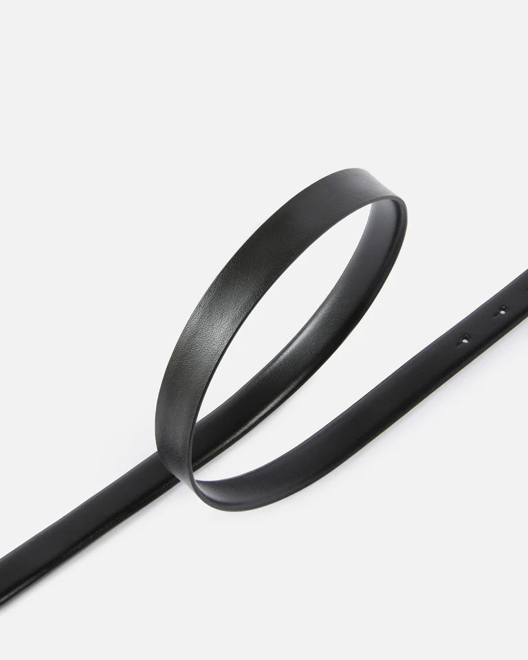 PINKO  ROUND ENAMEL H2 BELT.LOW VITELLO SS26