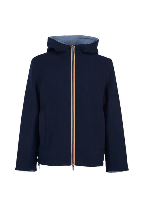 K-WAY CAPPOTTO CLAUDEL WOOL BONDED DOUBLE