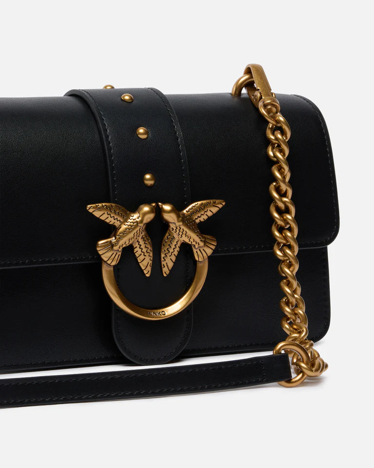 PINKO  LOVE ONE MINI ST. CL VITELLO SETA SS26