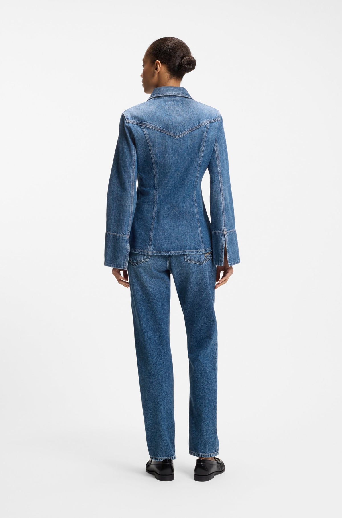 BOSS Camicia in denim C_SLIM SHIRT 10280117 01