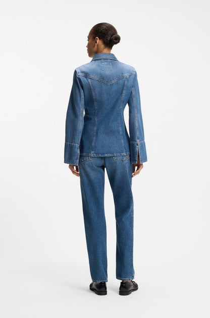 BOSS Camicia in denim C_SLIM SHIRT 10280117 01