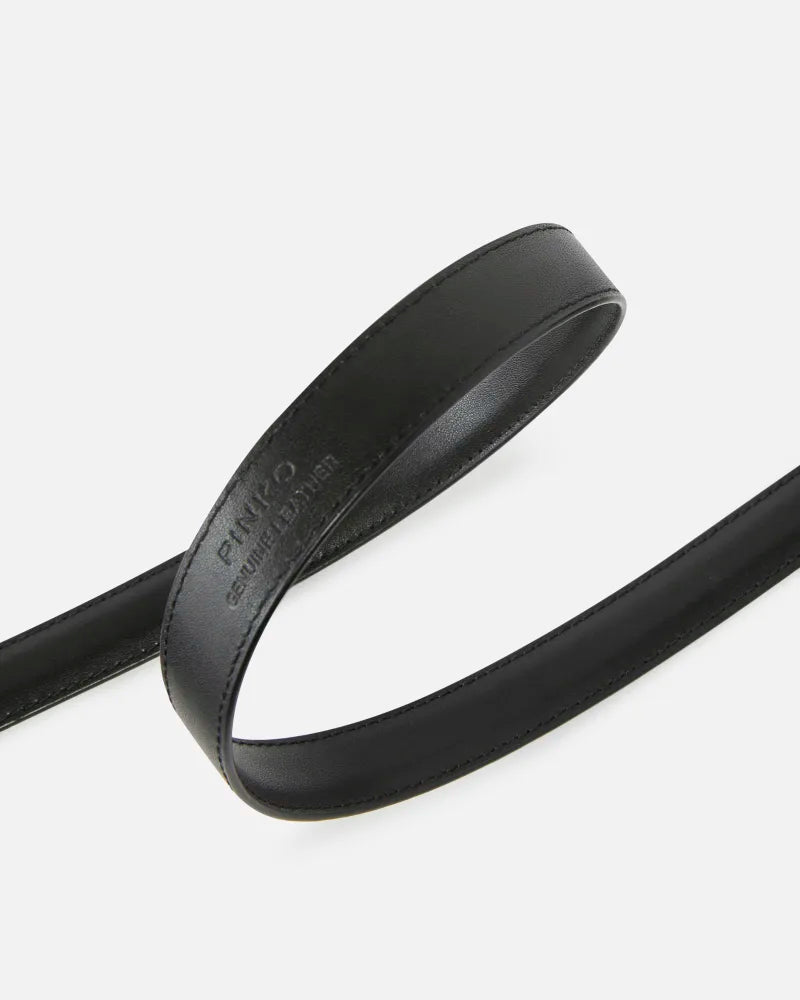 PINKO  LOVE BERRY H2 BELT VITELLO SETA 25