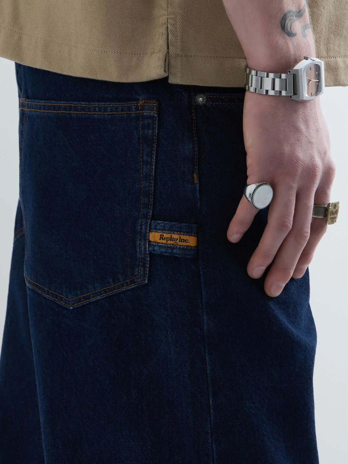 REPLAY INC. PANTALONE KU1000.000.D932001