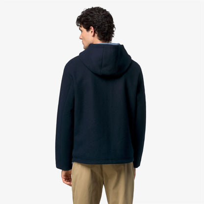 K-WAY CAPPOTTO CLAUDEL WOOL BONDED DOUBLE