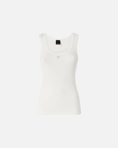 PINKO  CALCOLATORE CANOTTIERA COSTINA SS26