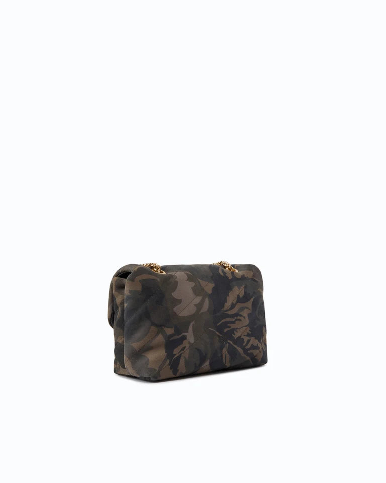 PINKO Borsa a mano e tracolla LOVE PUFF MINI CL SUEDE PRINT