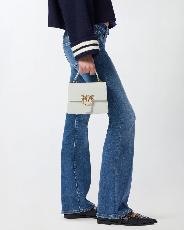 PINKO LOVE ONE TOP HANDLE MINI LIGHT SS26