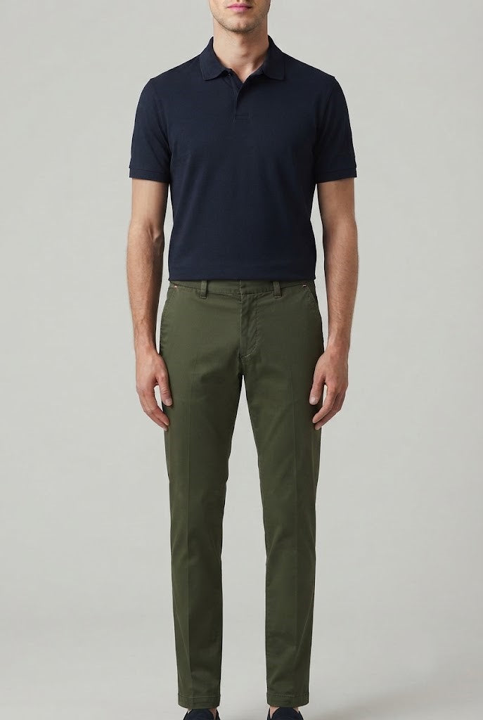 CONTE OF FLORENCE PANTALONE CHINO 6547U015B035