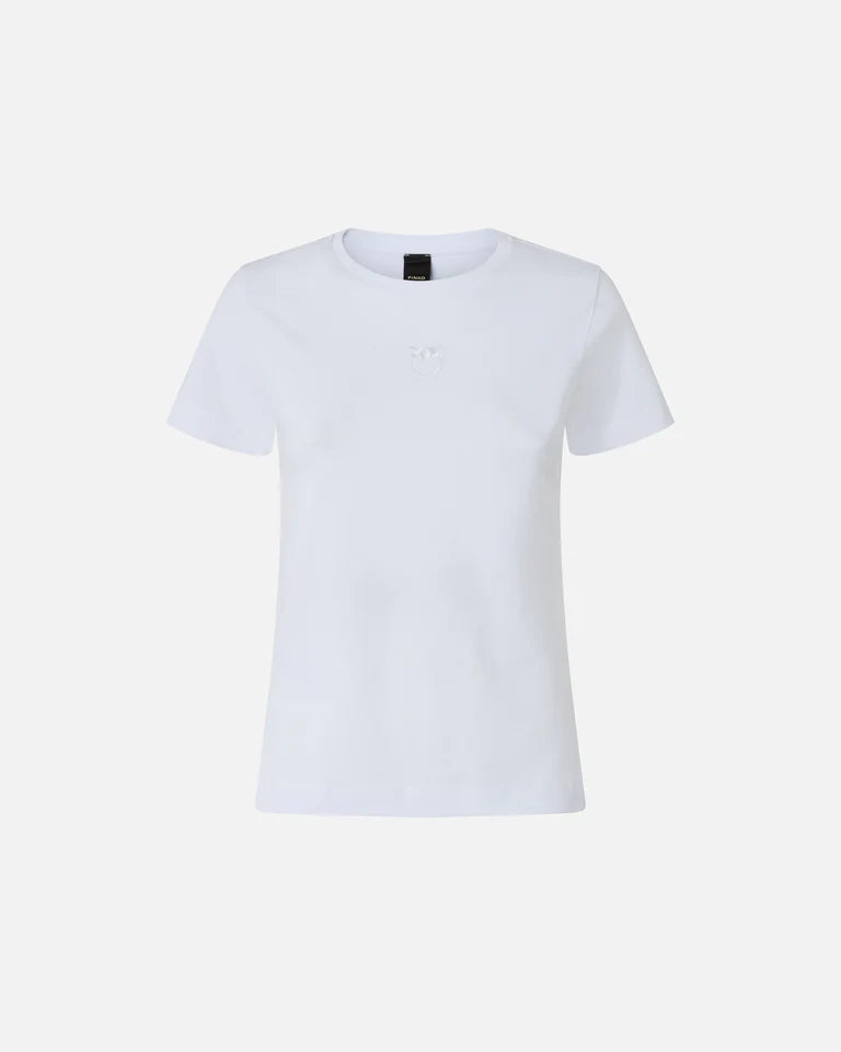 Pinko  BUSSOLOTTO T-SHIRT JERSEY PATCH SS26