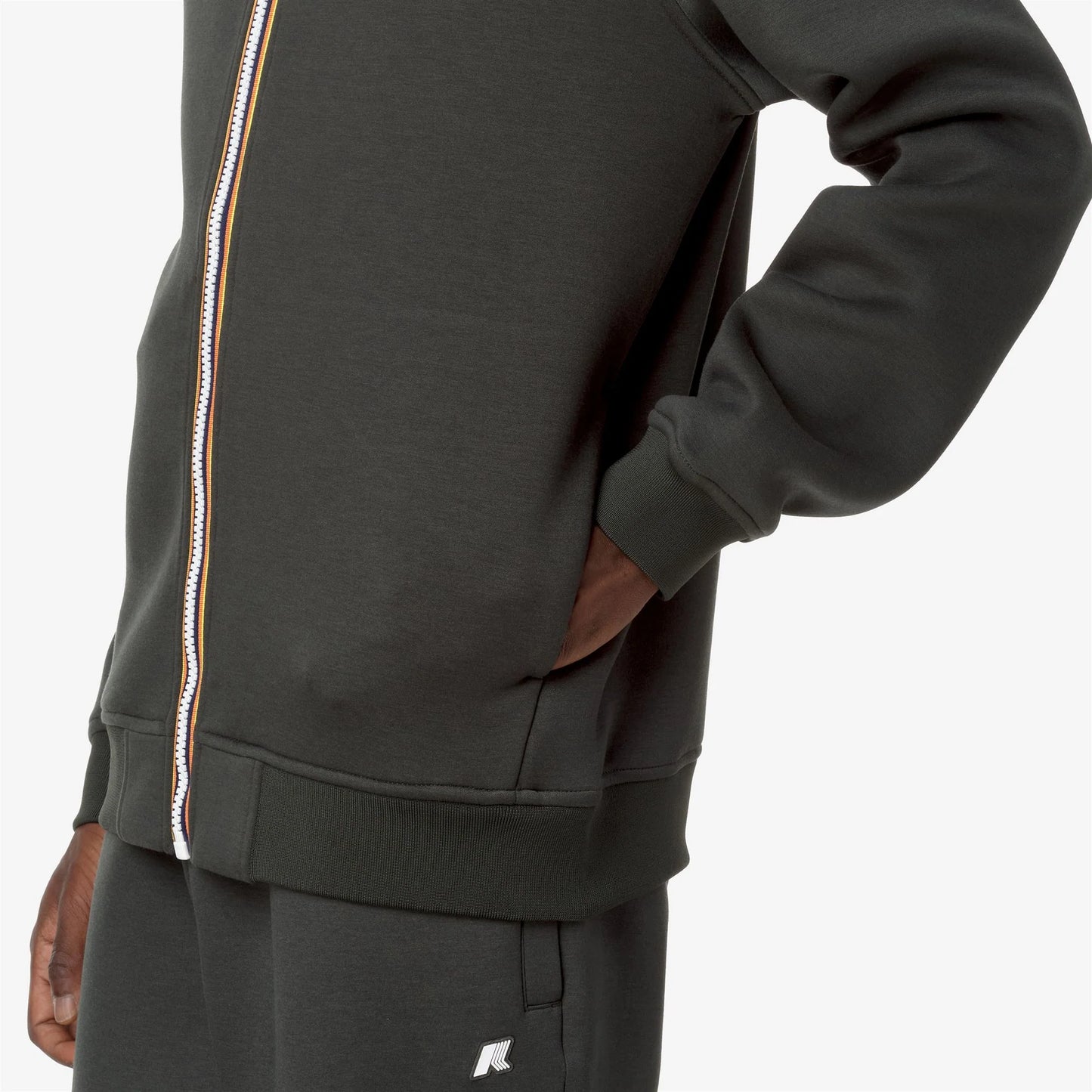 K-WAY FELPA CON CAPPUCCIO RAINER SPACER