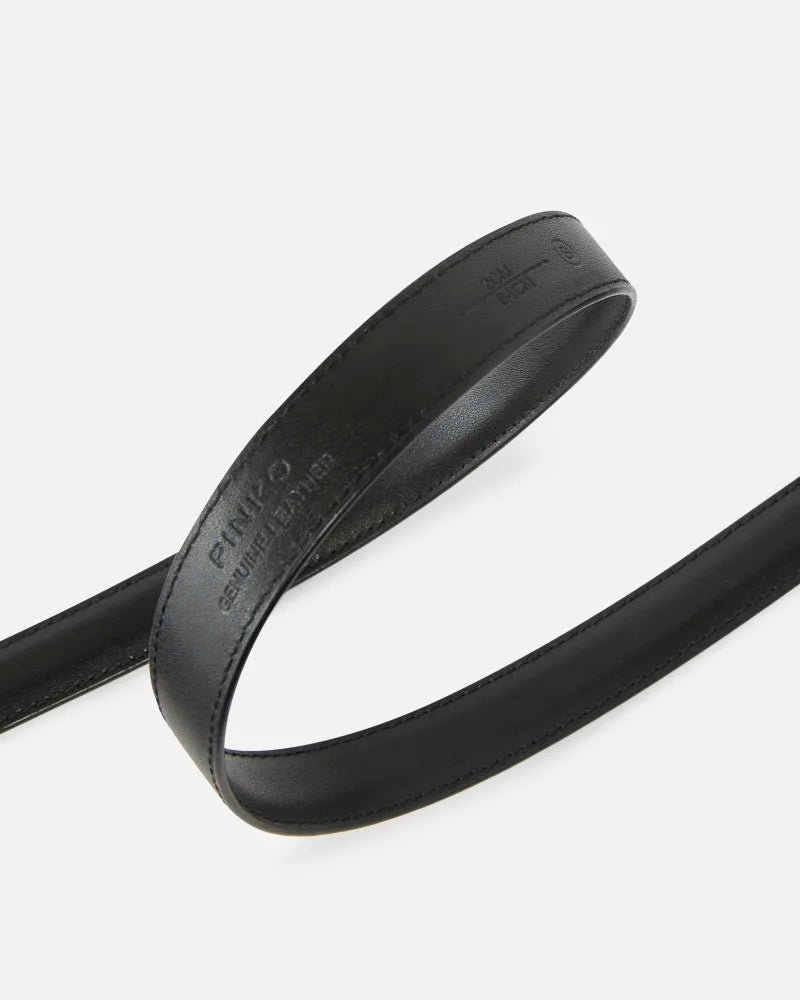 PINKO  LOVE BERRY H2 BELT VITELLO SETA 25