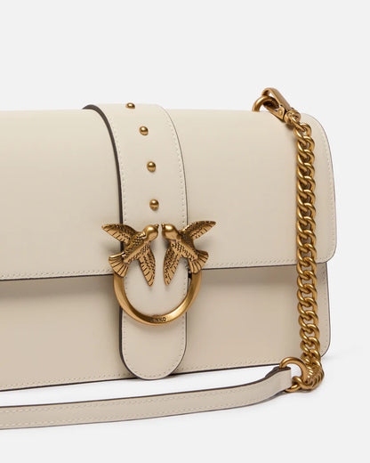 PINKO  LOVE ONE CLASSIC ST. CL VITELLO SETA SS26