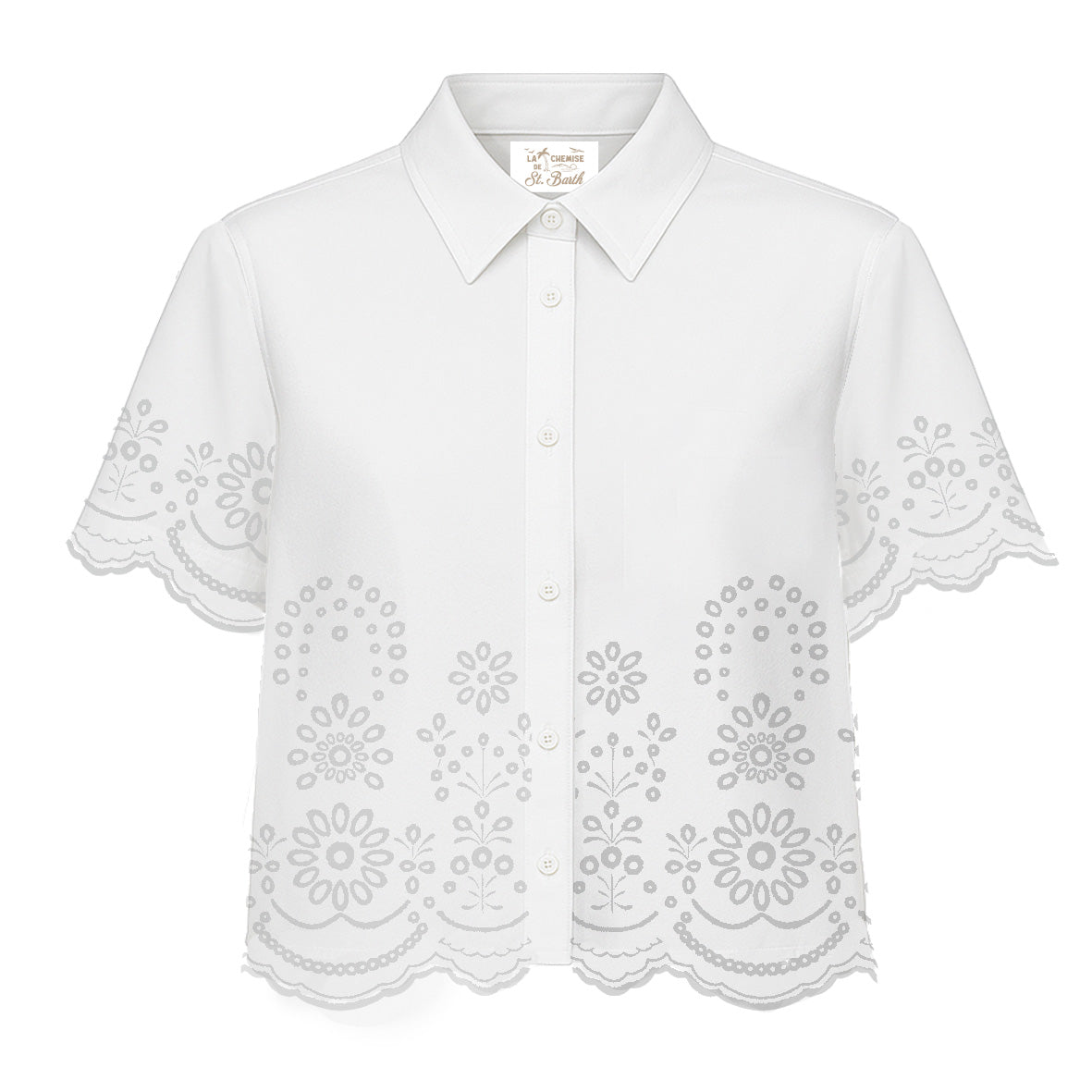 MC2 SAINT BARTH Kurze Bluse CEM0001-01315L