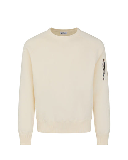 AQUASCUTUM MAGLIA COTTON KNIT CREWNECK SWEATER AA_A006_WO004