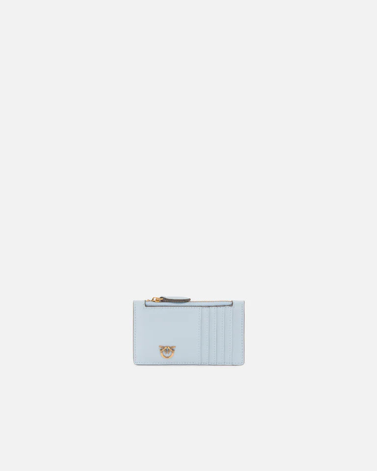 PINKO  AIRONE CARDHOLDER VITELLO SETA SS26