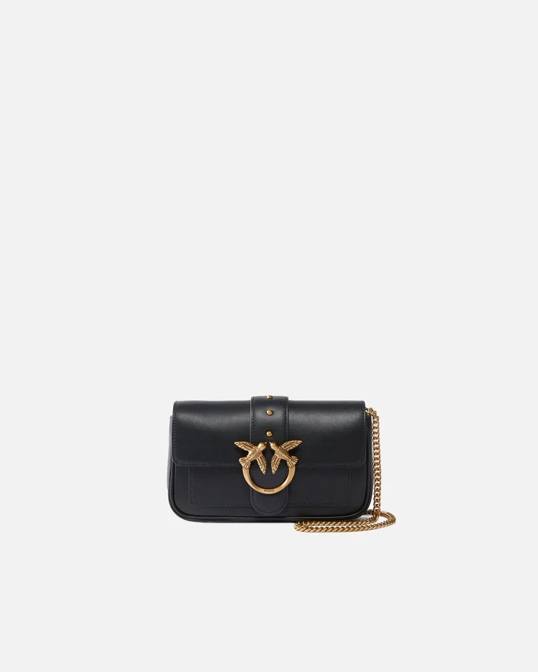 PINKO  LOVE ONE POCKET C VITELLO SETA SS26