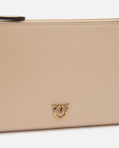 PINKO  FLAT HORIZONTAL MINI VITELLO SETA SS26