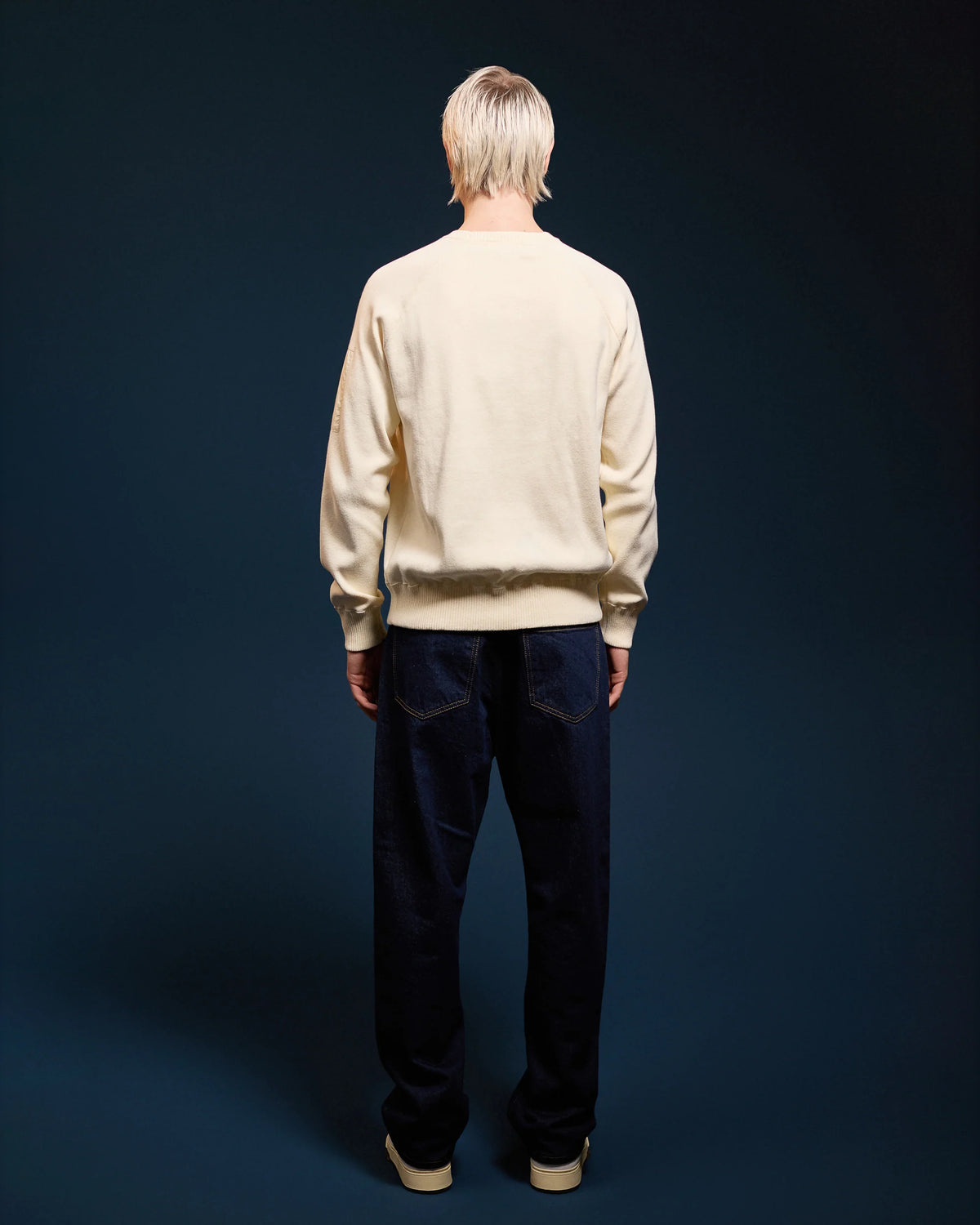 AQUASCUTUM MAGLIA COTTON KNIT CREWNECK SWEATER AA_A006_WO004