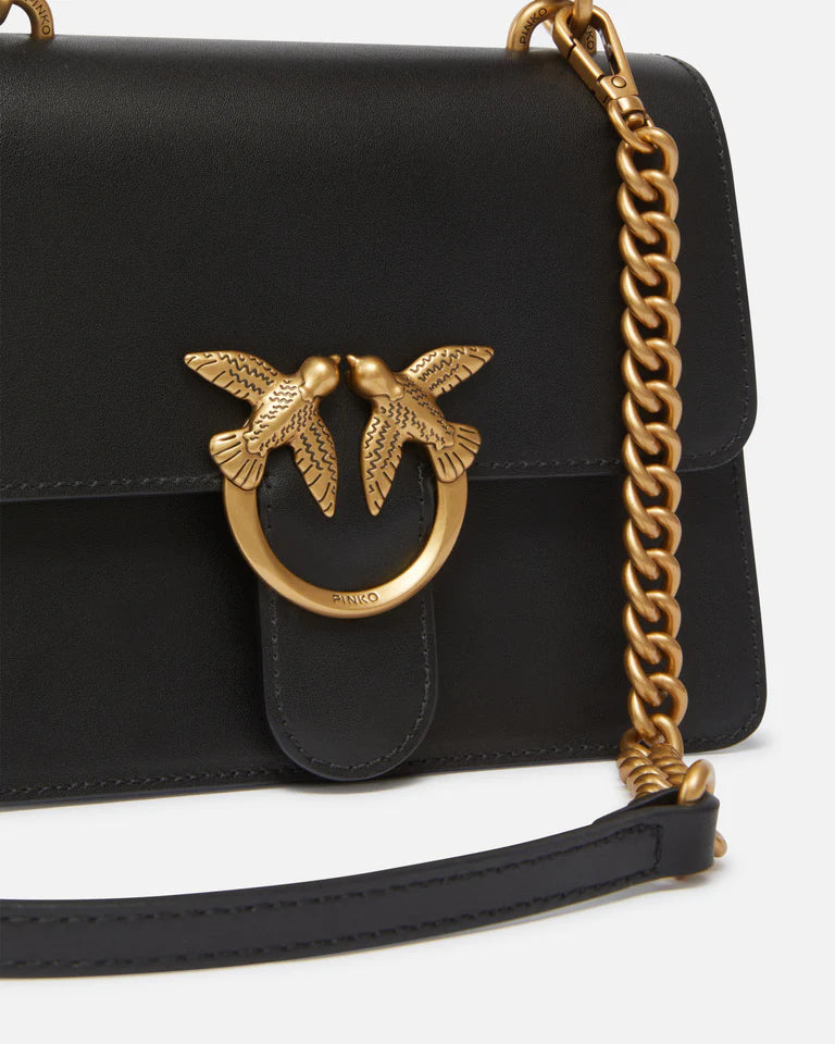 PINKO LOVE ONE TOP HANDLE MINI LIGHT SS26