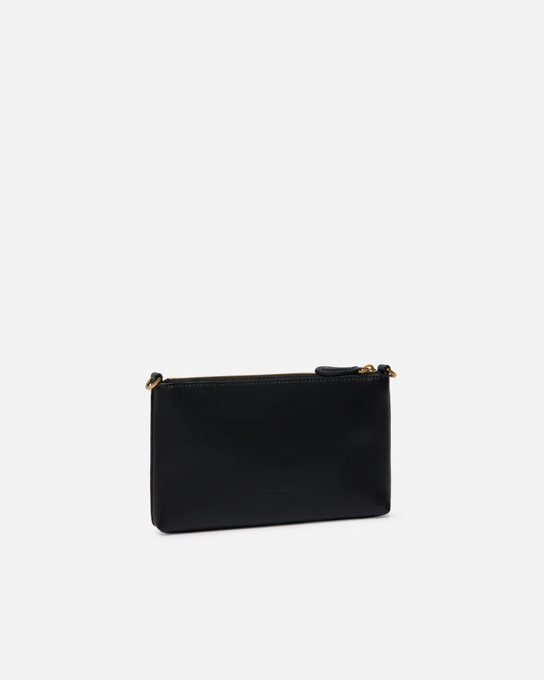 PINKO  FLAT HORIZONTAL MINI VITELLO SETA SS26