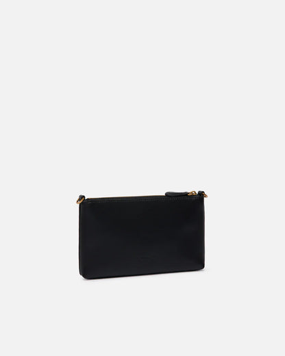 PINKO  FLAT HORIZONTAL MINI VITELLO SETA SS26