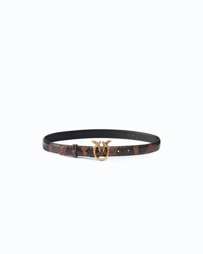 PINKO Cintura LOVE BERRY H2 BELT.LOW PYTHON