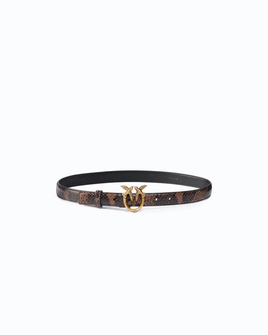 PINKO Cintura LOVE BERRY H2 BELT.LOW PYTHON