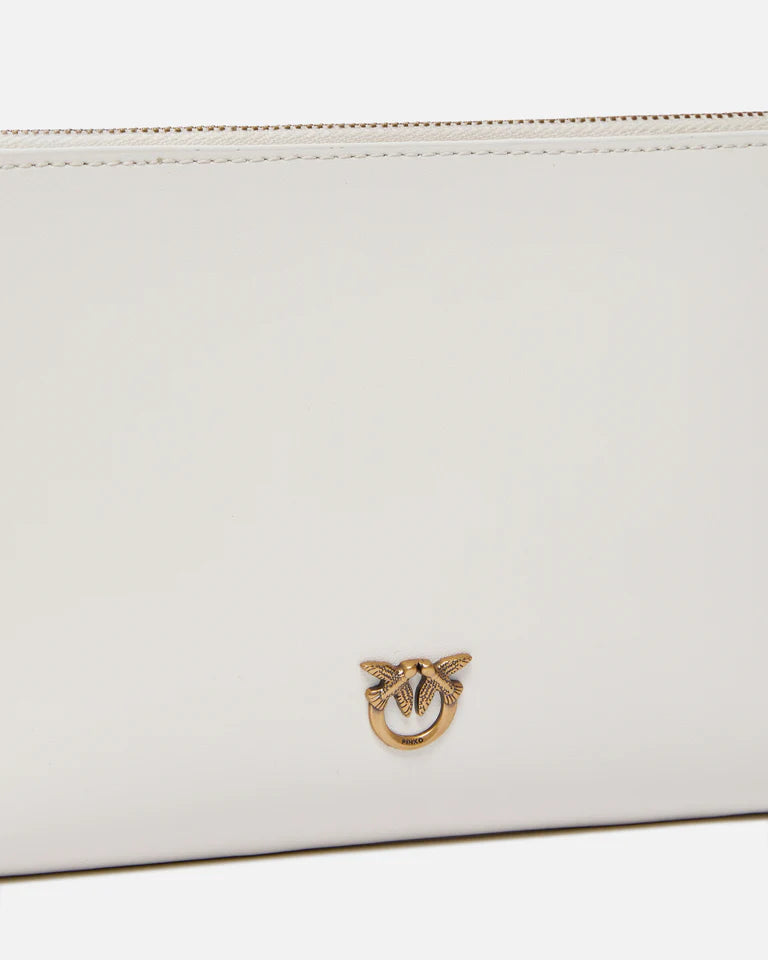 PINKO  FLAT HORIZONTAL MINI VITELLO SETA SS26