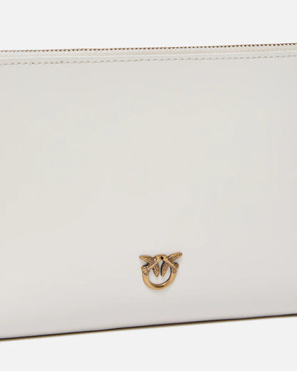 PINKO  FLAT HORIZONTAL MINI VITELLO SETA SS26