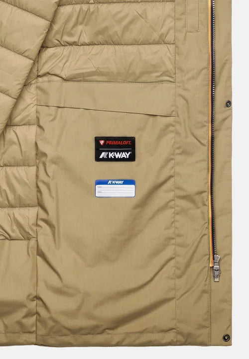 K-WAY GIUBBINO THOMAS WARM MICRO CANVAS