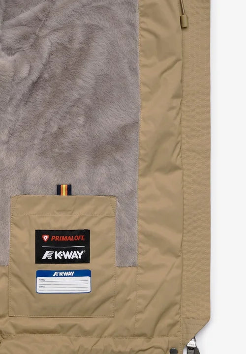 K-WAY GIUBBINO LIL TWILL SOFT BEAVER