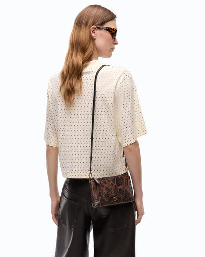 PINKO BUSTINA FLAT HORIZONTAL MINI PYTHON PR